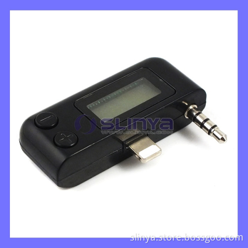 8 Pin 3 in 1 Plug 3.5mm Car Music Player Auto FM Transmitter for iPhone 6